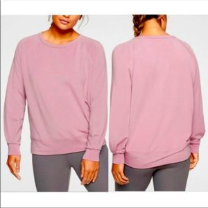 ATHLETA Bandha Sweatshirt Mauve Large *Flawed